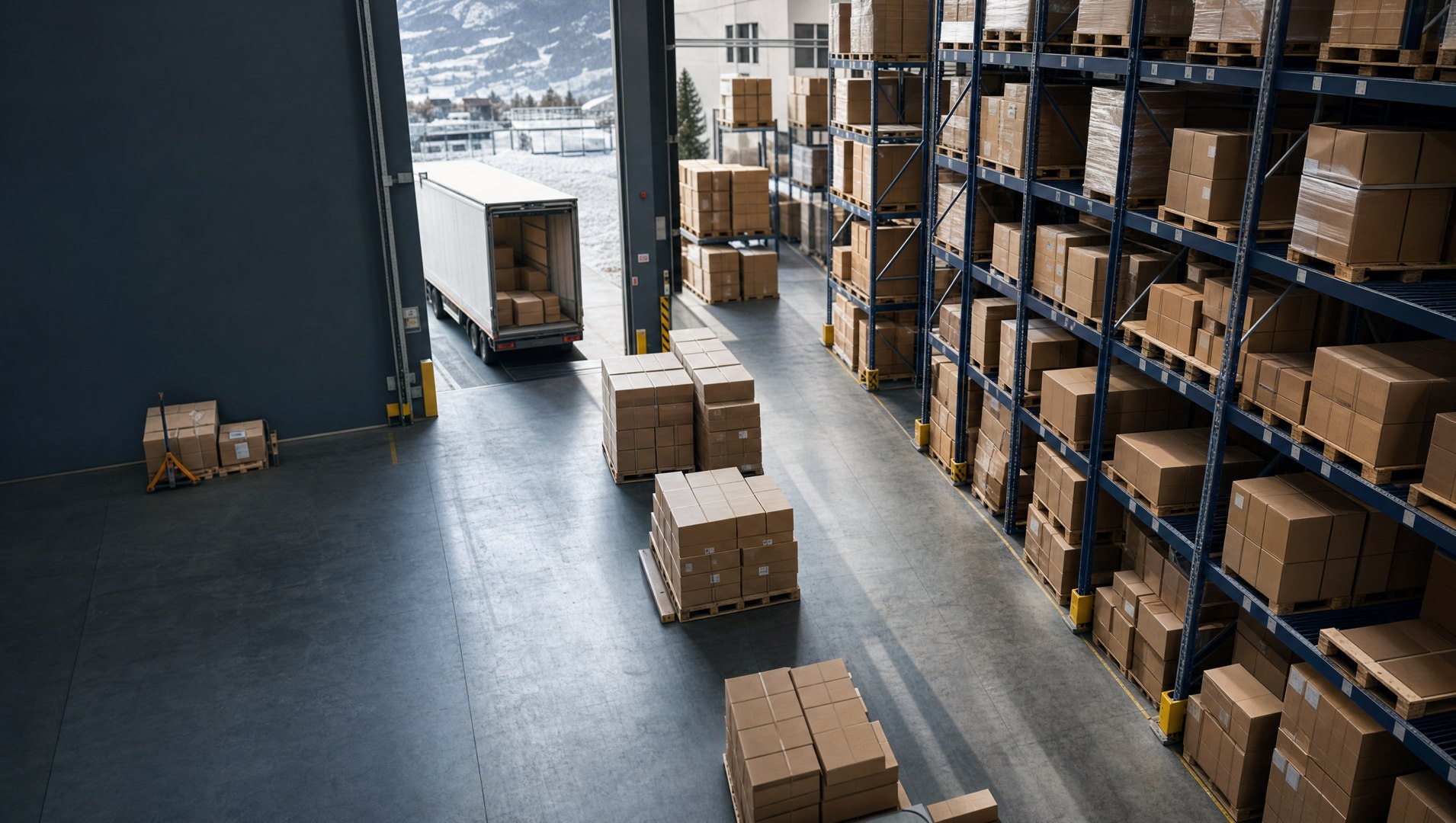Trade & Handel Scrollkonzept